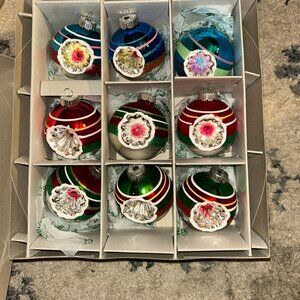 Christopher Radko Glass Christmas tree ornaments